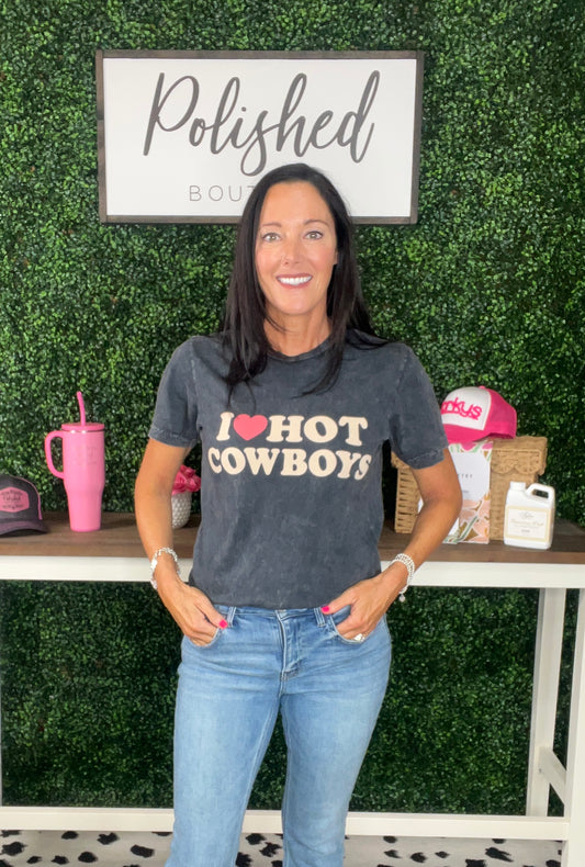 I Love Cowboys Graphic Tee