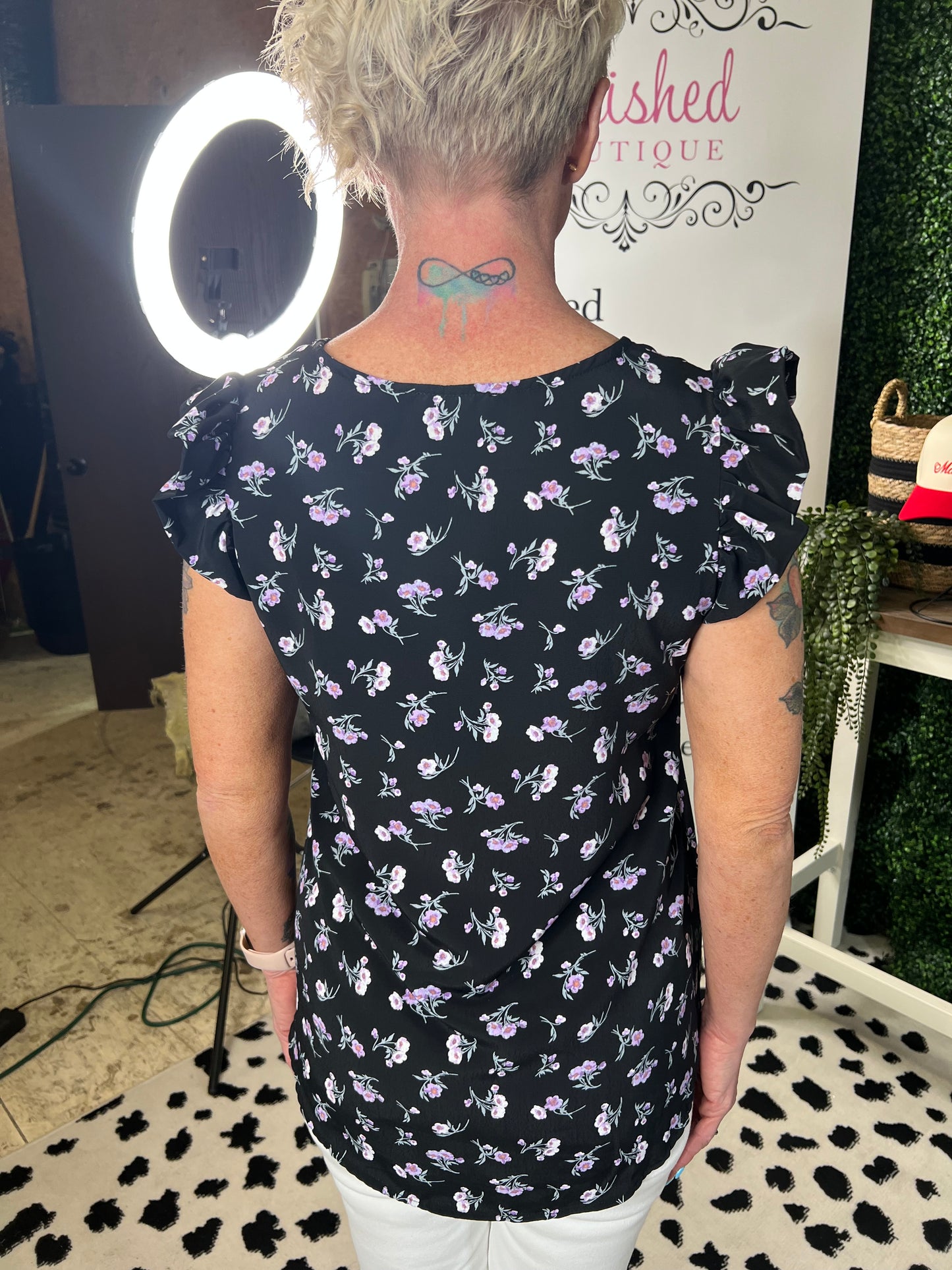 Wild Bloom Nights Top