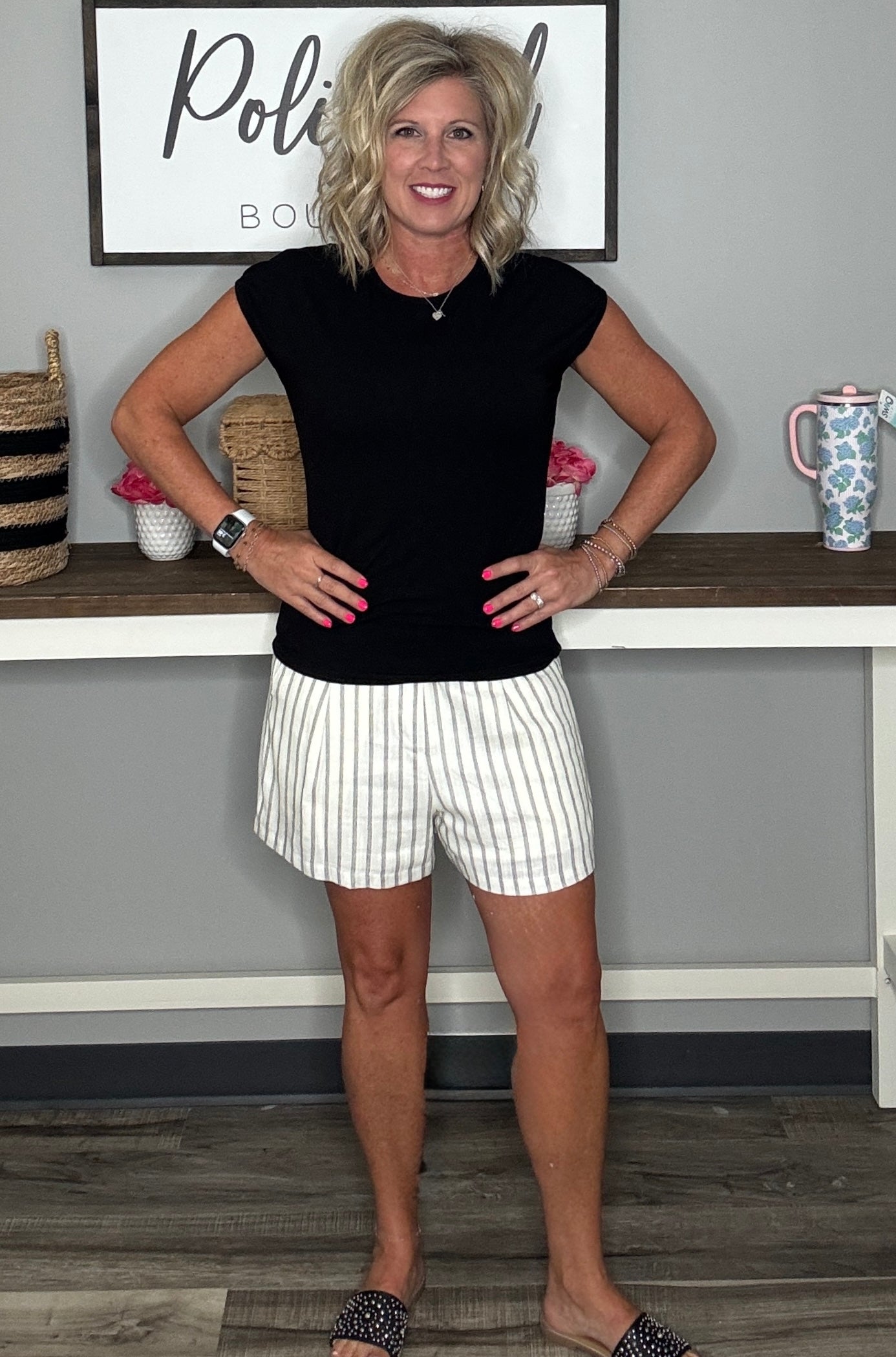 St. Tropez Linen Shorts