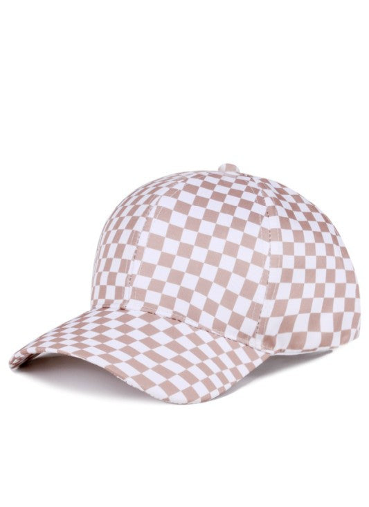 Checkered Baseball Cap
