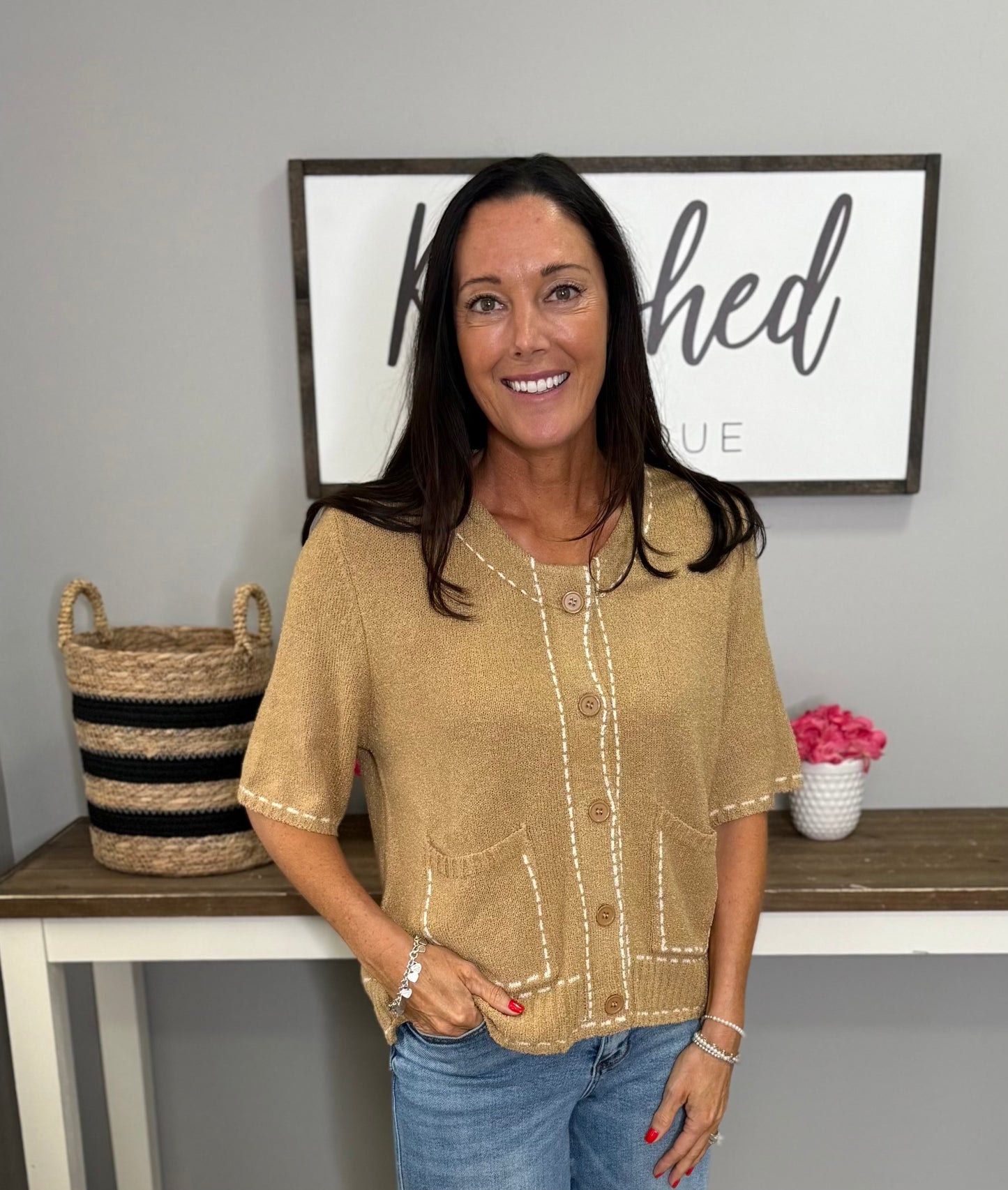 The Sweet Stitch Button Down