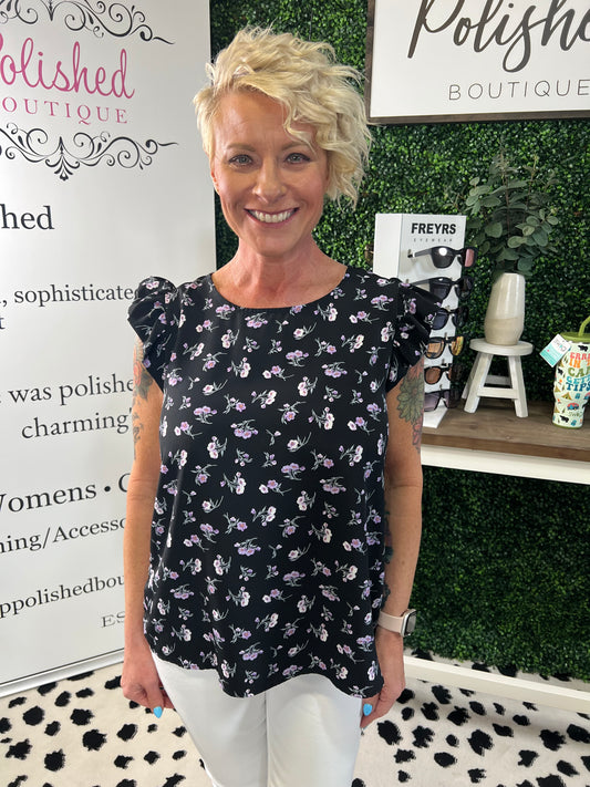 Wild Bloom Nights Top