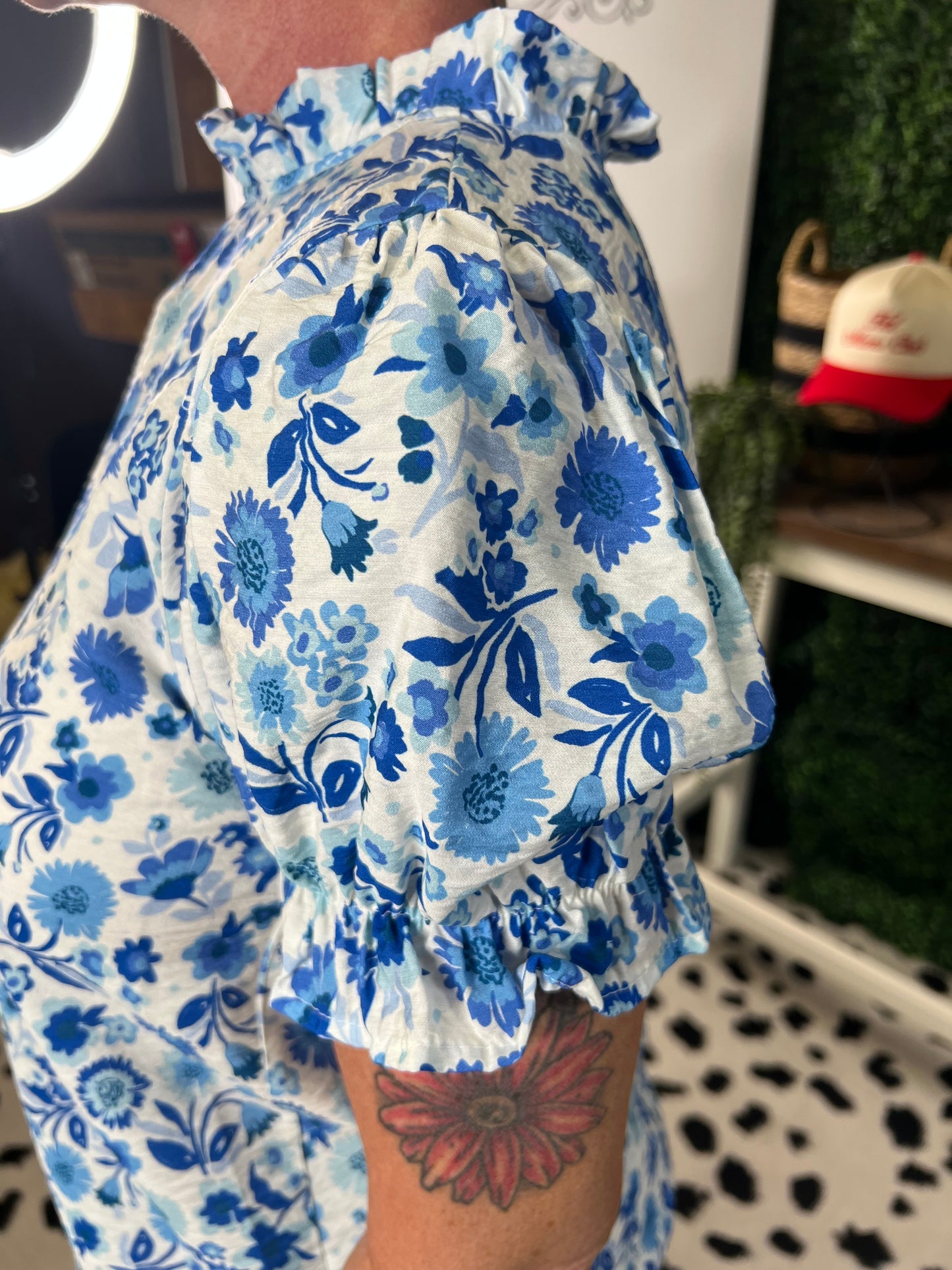 Whispers In Blue Top