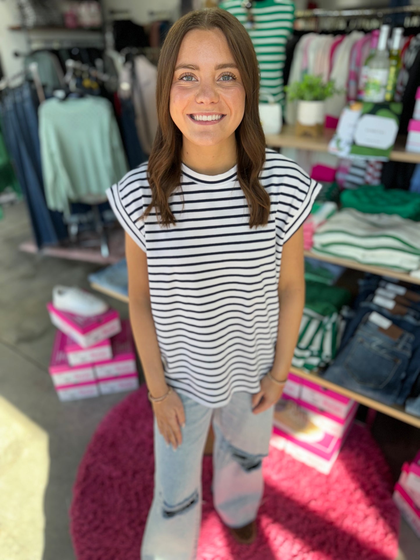 The Basic Striped Top