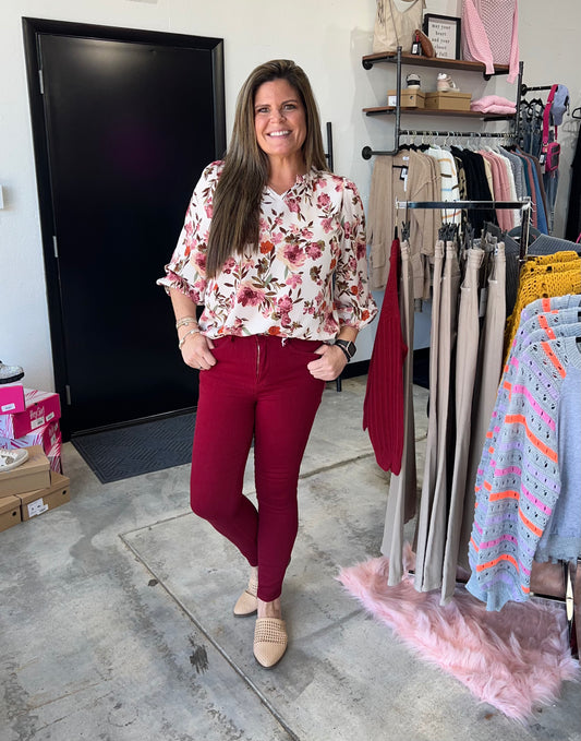 The Tatum Floral Top