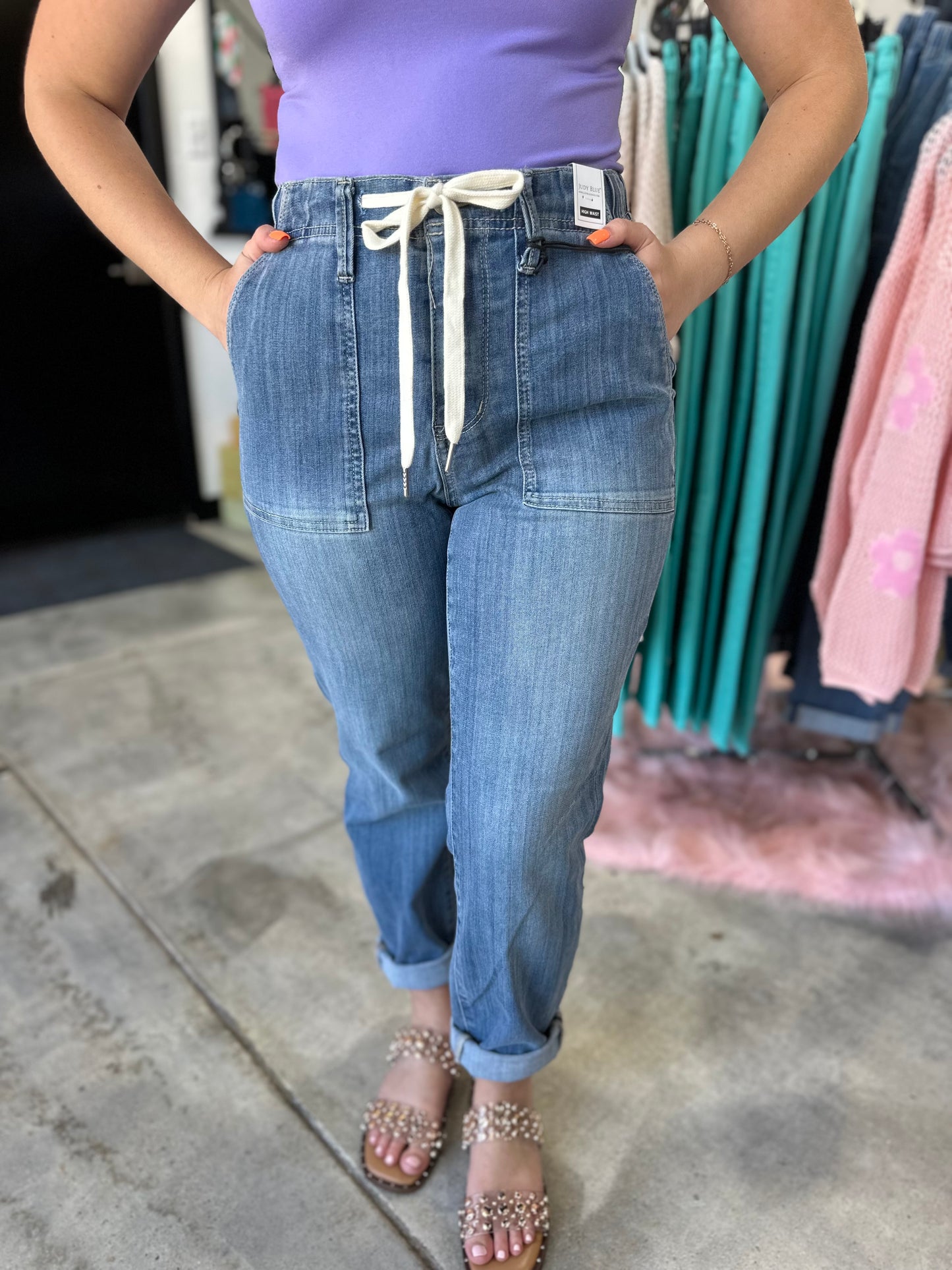 Judy Blue High Waist Pull On Jogger