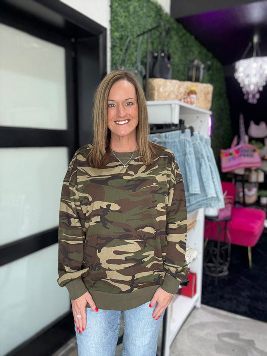 The Comfy Camo Sweatshirt