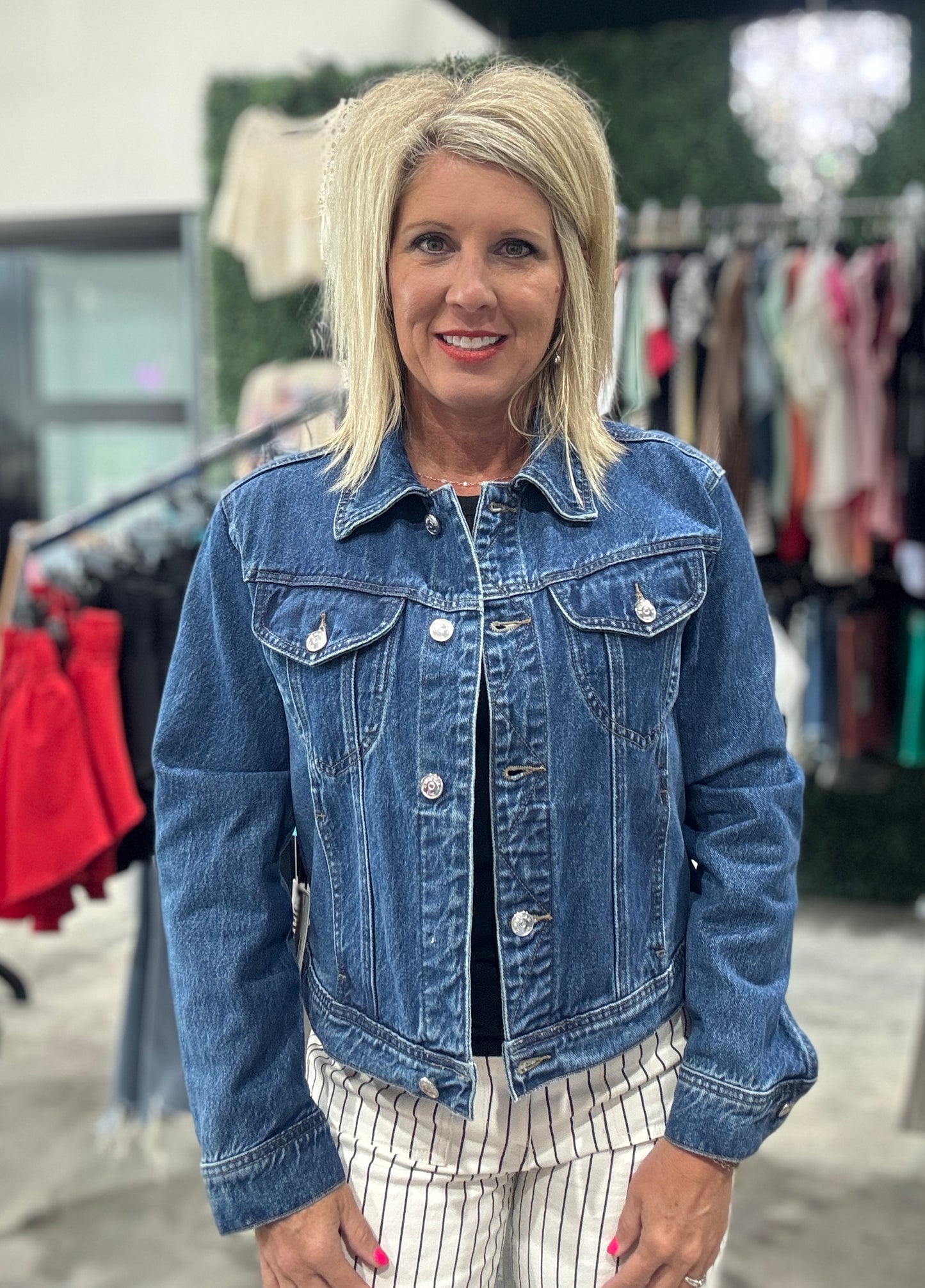 Judy Blue "Cicly" Trucker Denim Jacket