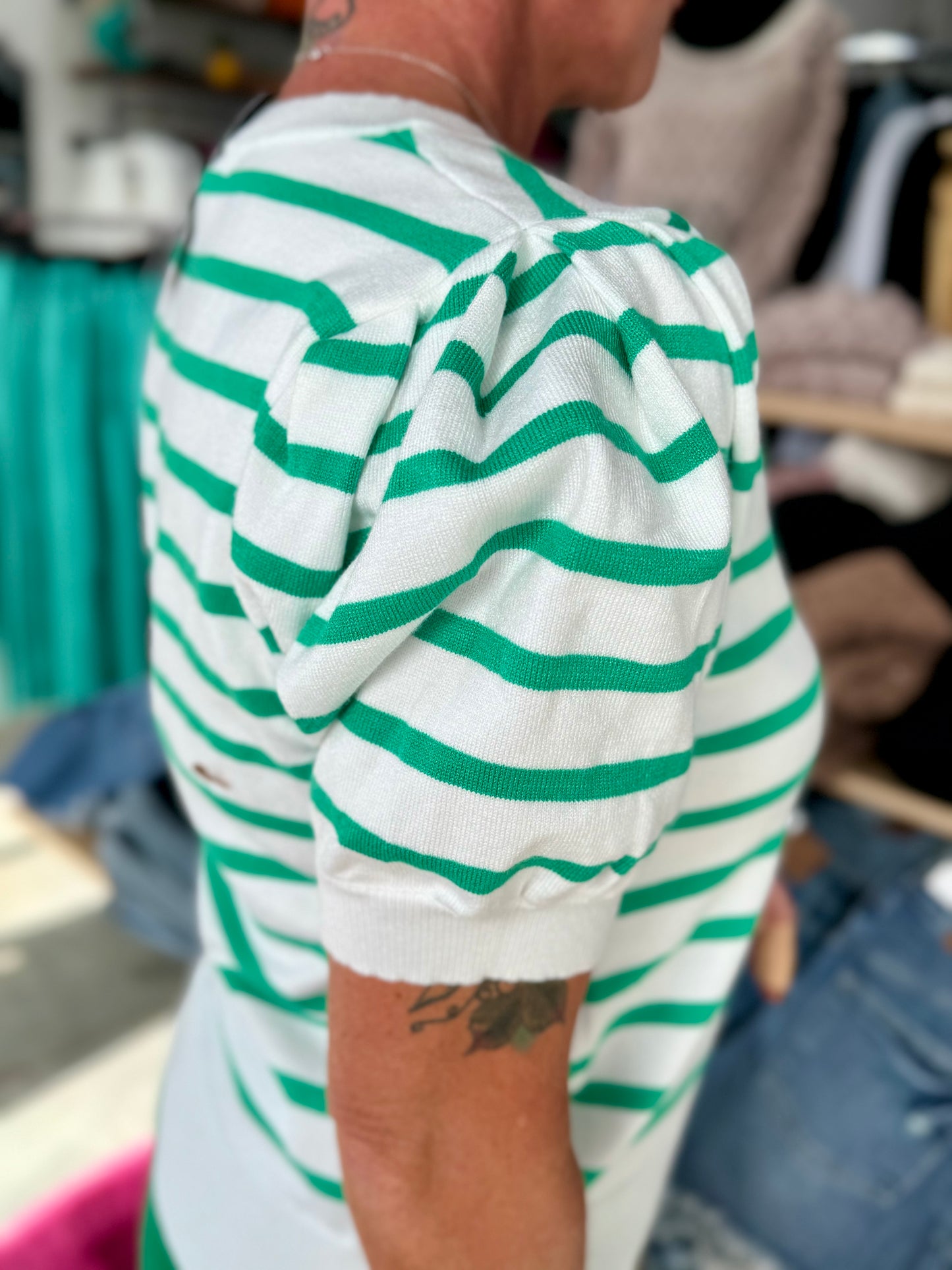 The Envy Stripes Top