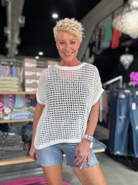 Summer Breeze Crochet Top