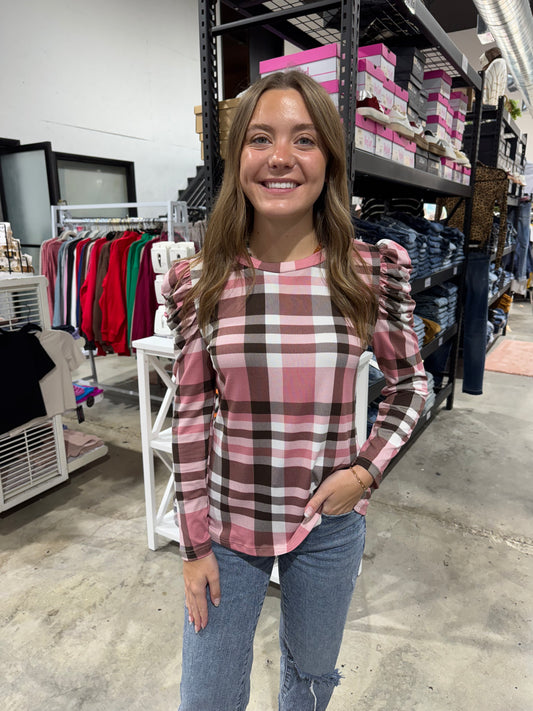 The Plaid Perfection Top