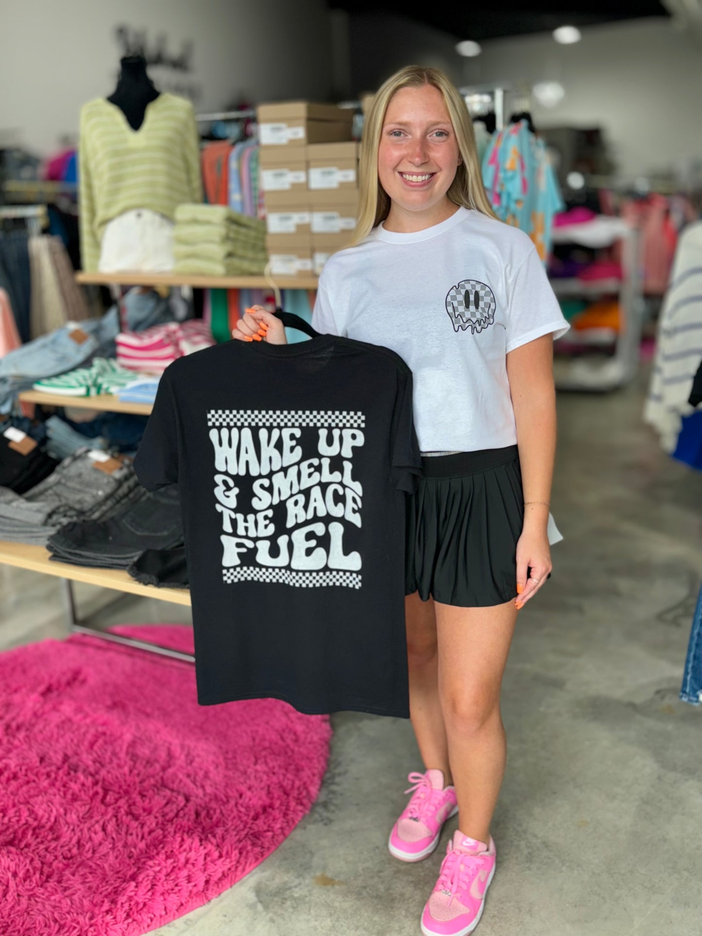 Smell The Race Fuel Graphic Tee