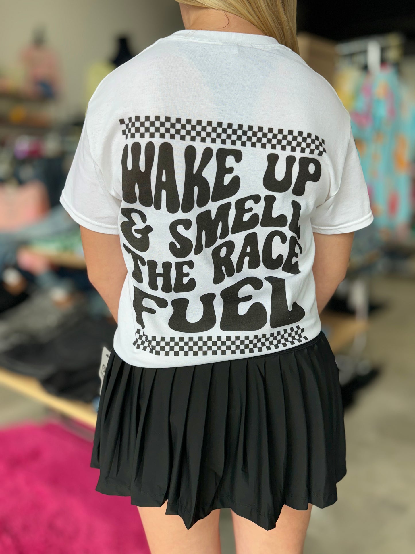 Smell The Race Fuel Graphic Tee