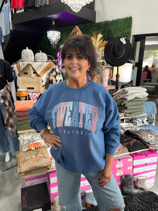 Sweater Weather Graphic Sweatshirt