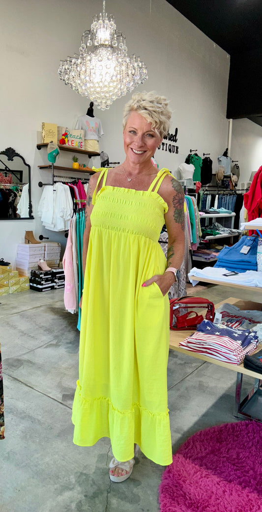 Get Your Sunshine On Maxi Dress