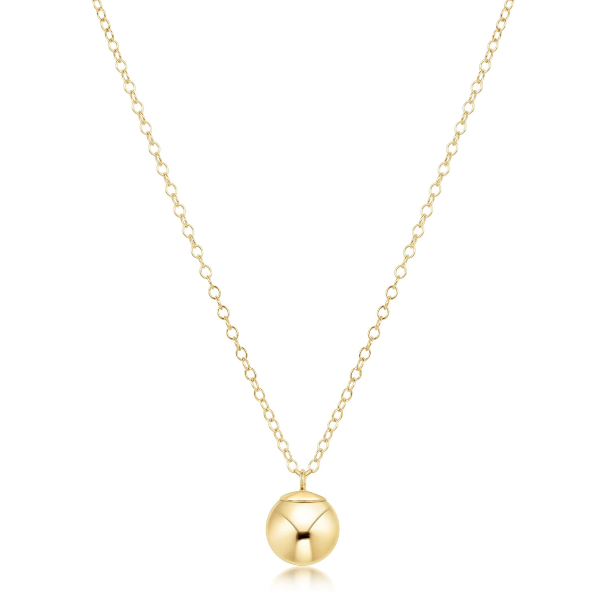 enewton 16" Necklace Gold - Classic Gold 8mm Charm