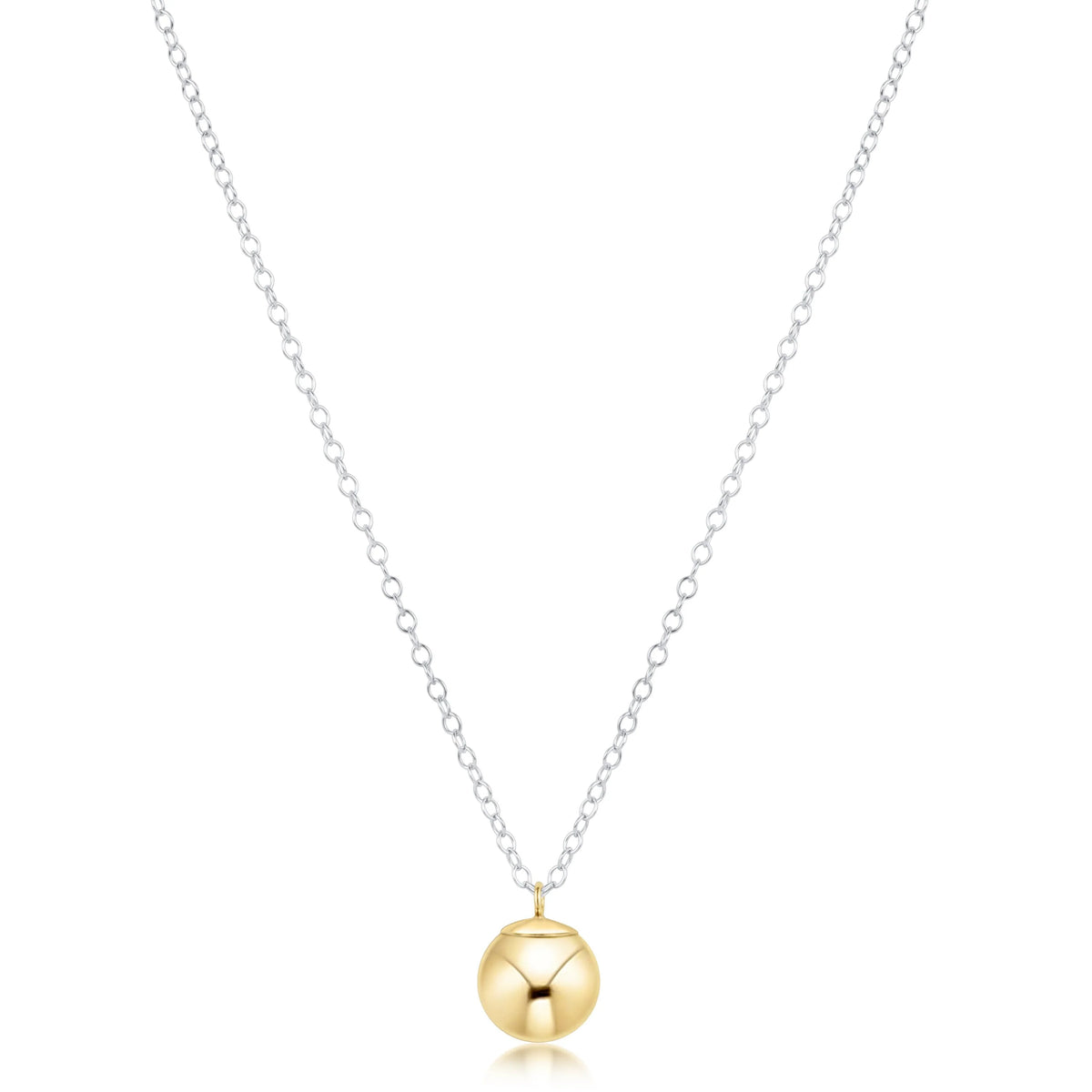 enewton 16" Necklace Mixed Metal - Classic Gold 8mm Charm