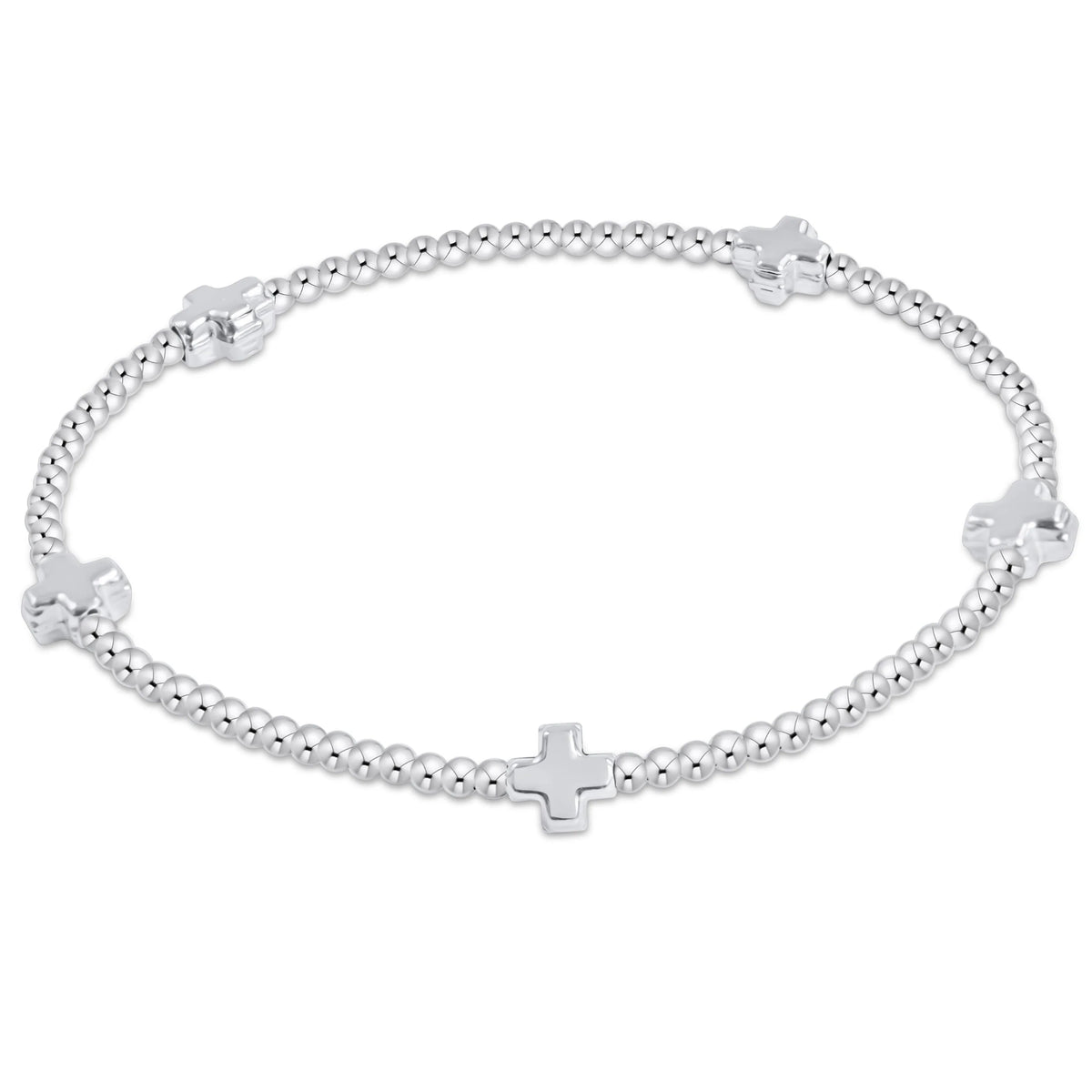 enewton Signature Cross Small 2mm Sterling Bracelet - Sterling
