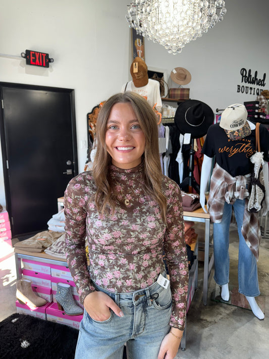 The Secret Garden Mesh Top