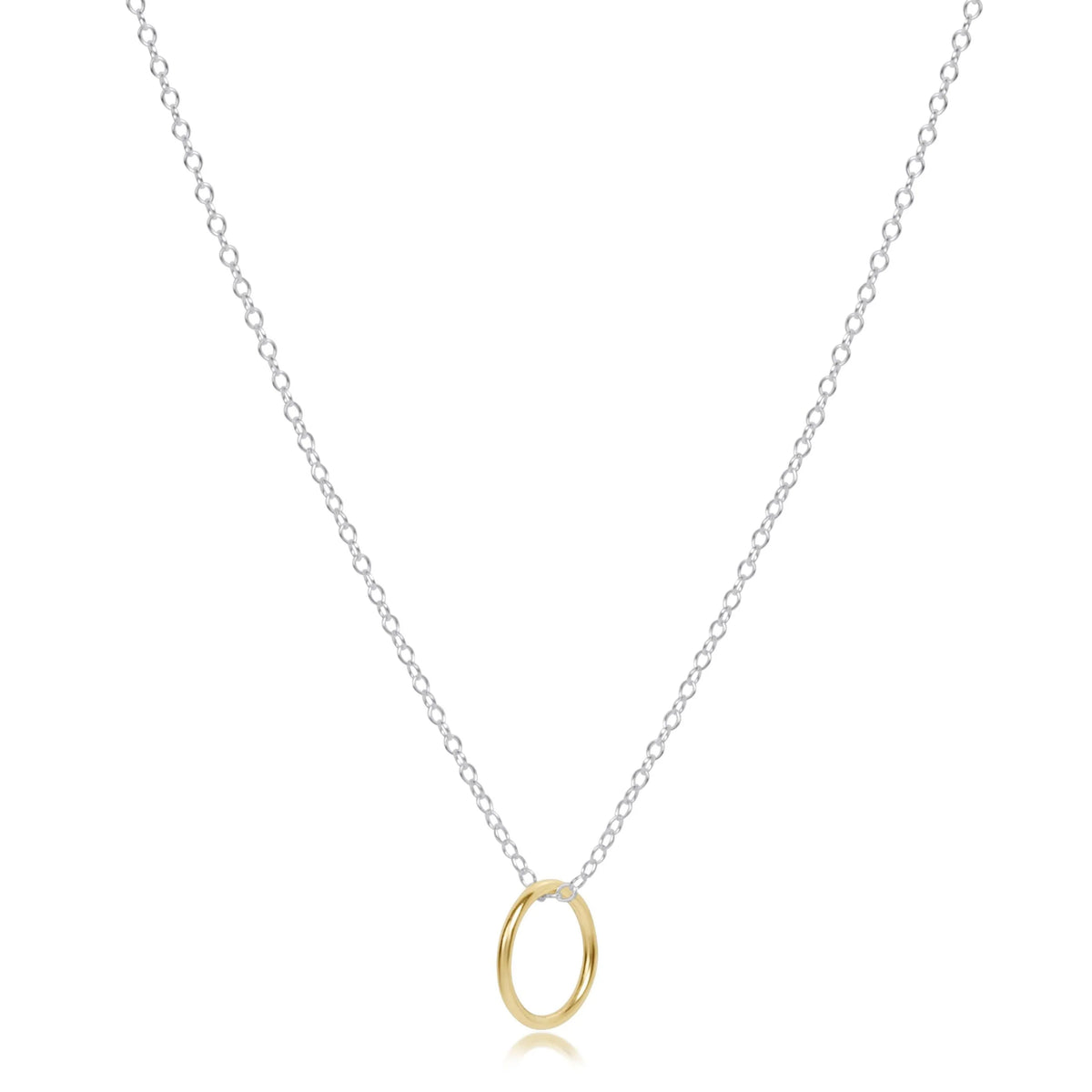 enewton 16" Necklace Mixed Metal - Halo Gold Charm