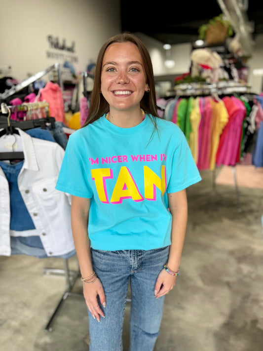I'm Nicer When I'm Tan Graphic Tee