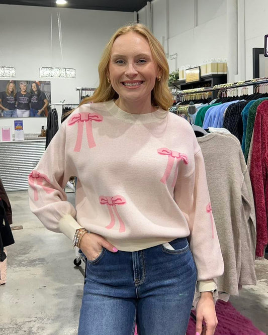 Bow Knit Sweater