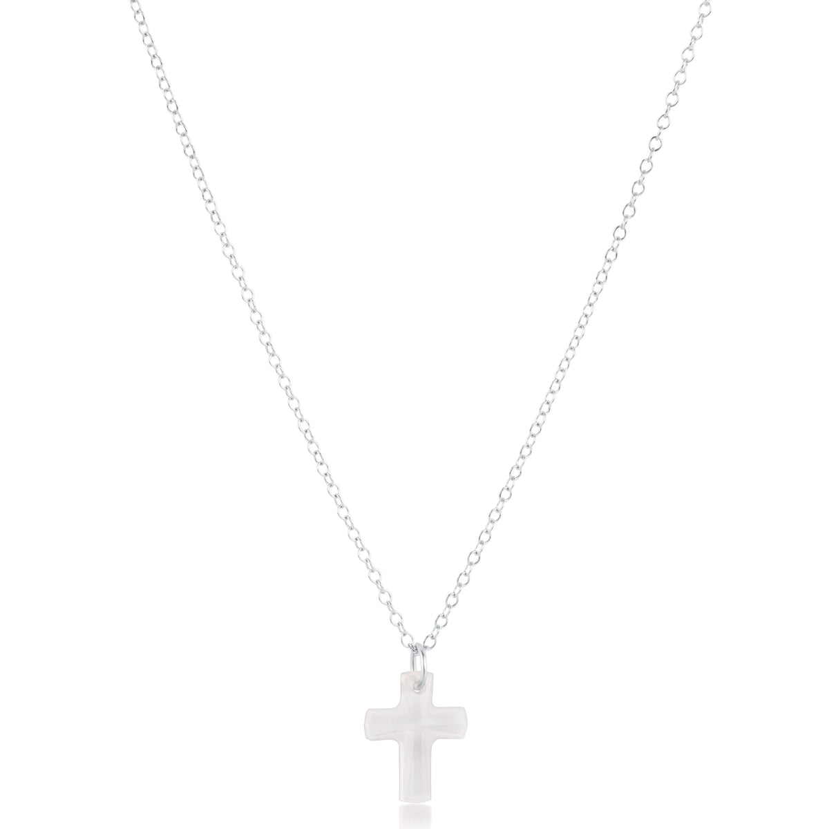 enewton 16" Necklace Sterling - Blessed Crystal Charm