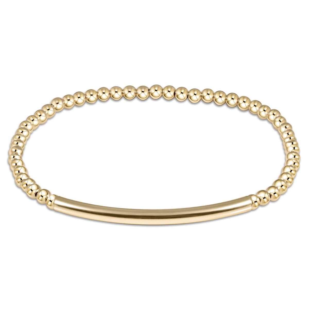 enewton Extends Bliss Bar Smooth Gold 3mm Bracelet