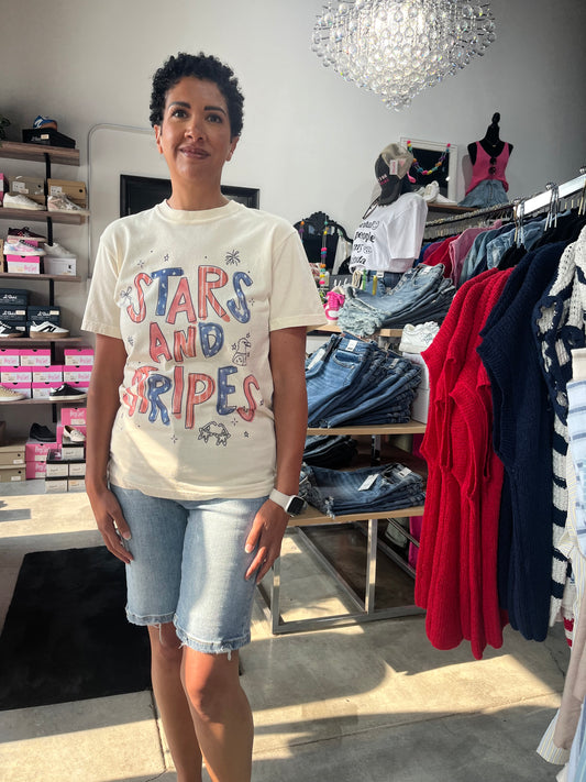 Stars and Stripes Graphic Tee