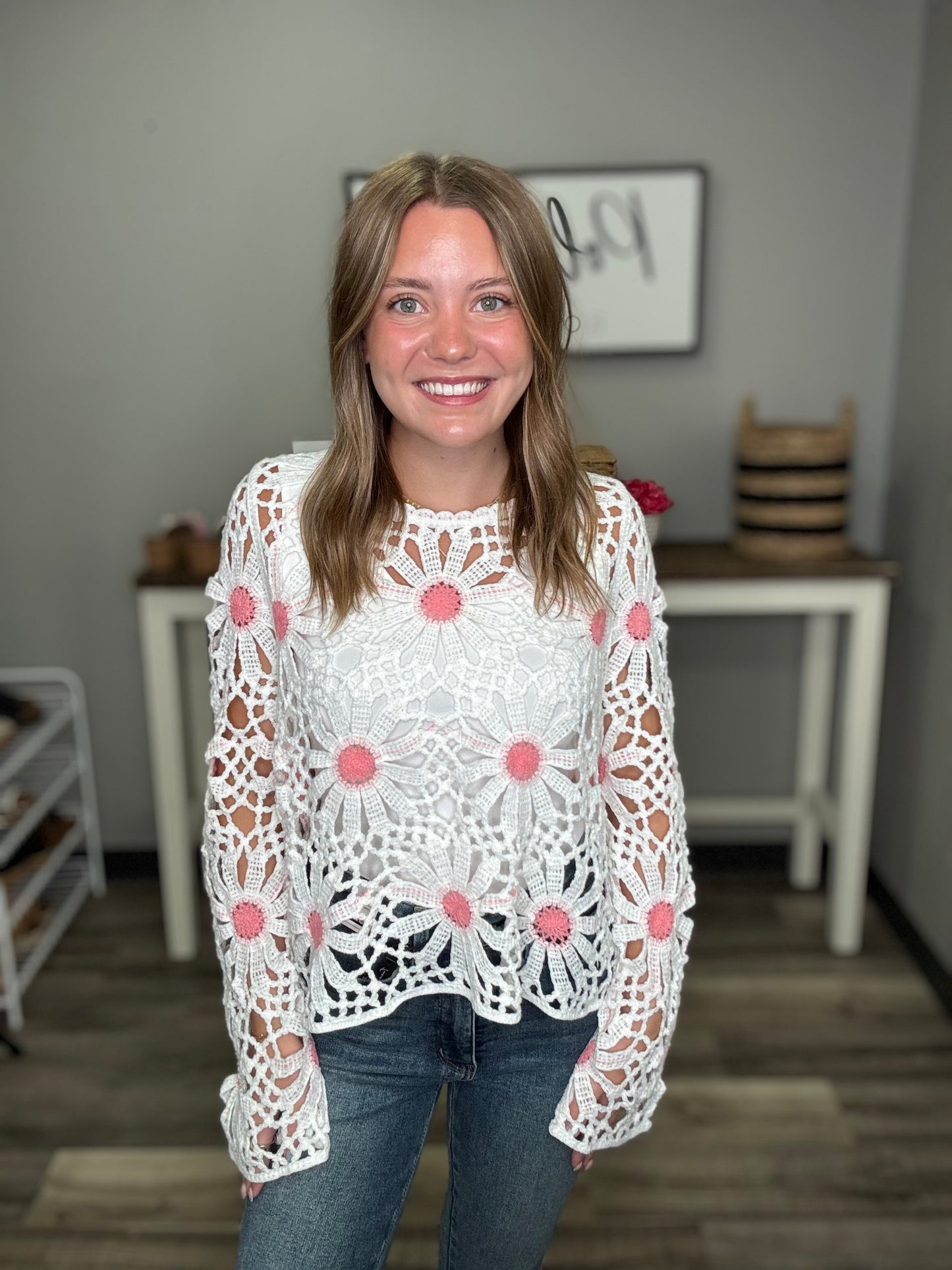 Daydream Daisy Crochet Top