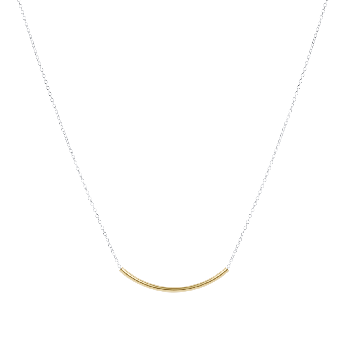 enewton 16" Necklace Mixed Metal - Bliss Bar Gold