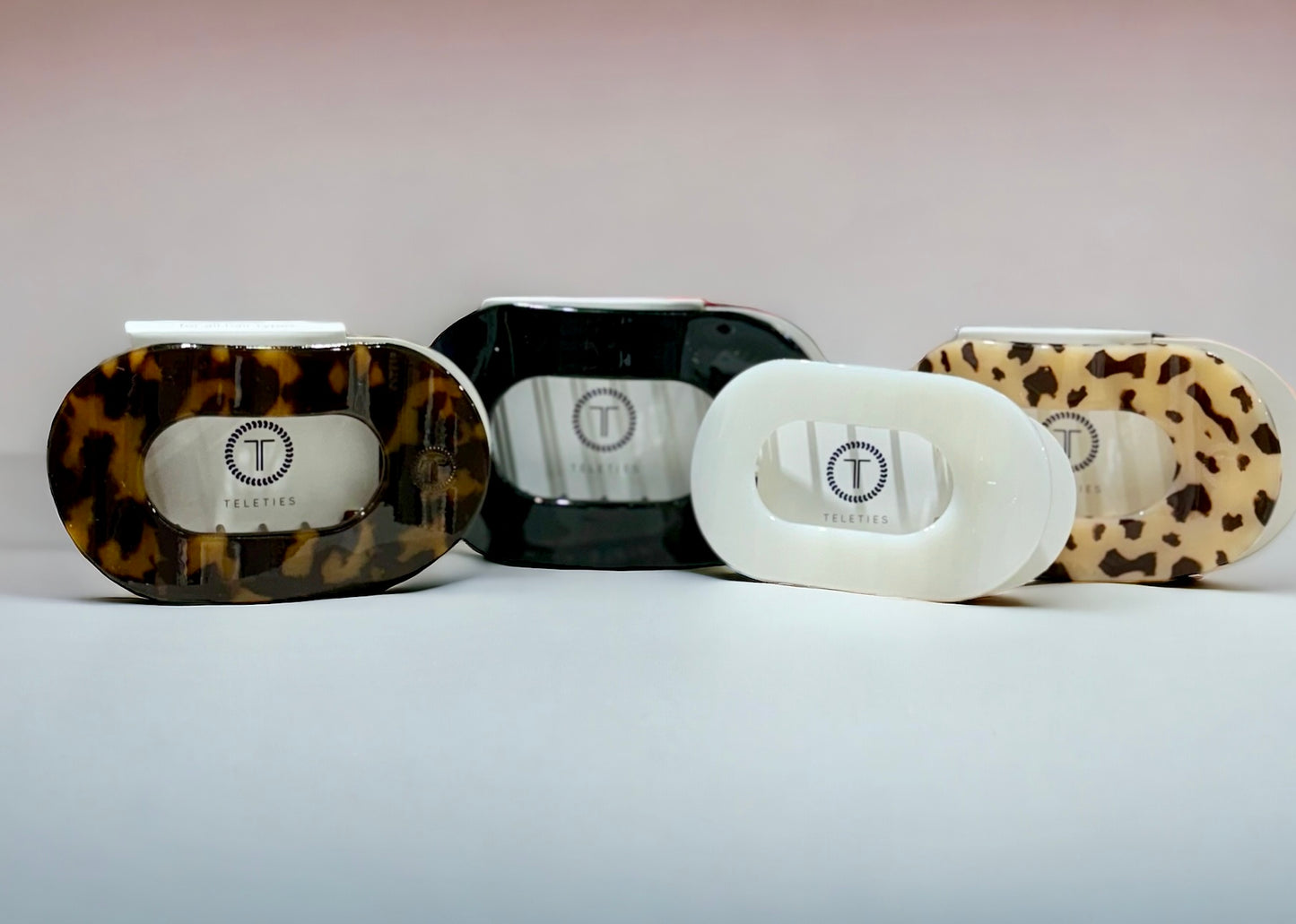 Teleties Large Flat Round Clip