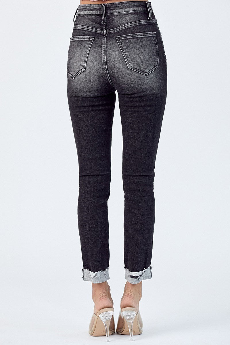 Risen High Rise Vintage Skinny Jeans