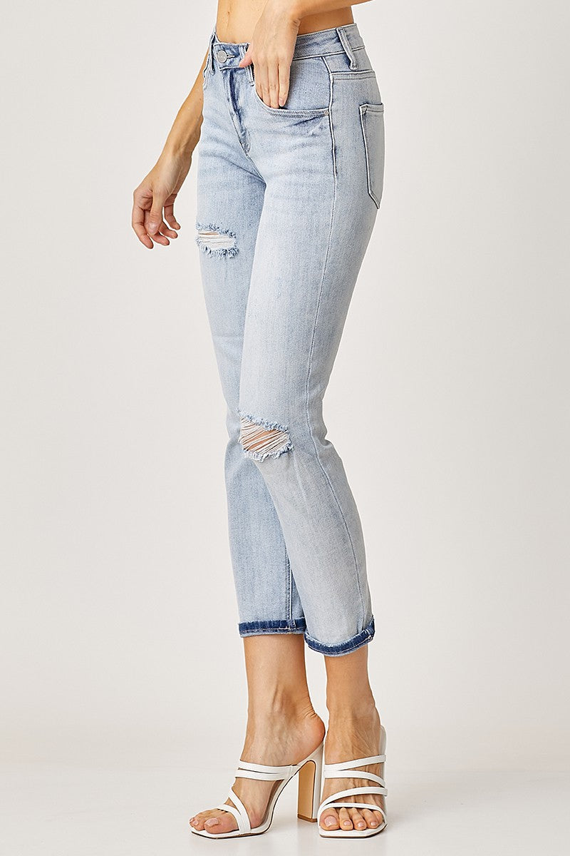 Risen Mid-Rise Relaxed Fit Jeans