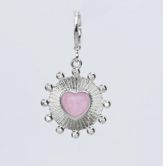 Shinning Heart Pink Charm