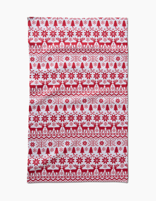 Geometry - Christmas Jumper Tea Towel