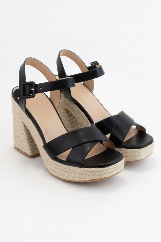 Noble Espadrilles Chunky Heel Sandal