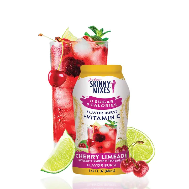 Jordan's Cherry Limeade Skinny Mixes Flavor Burst