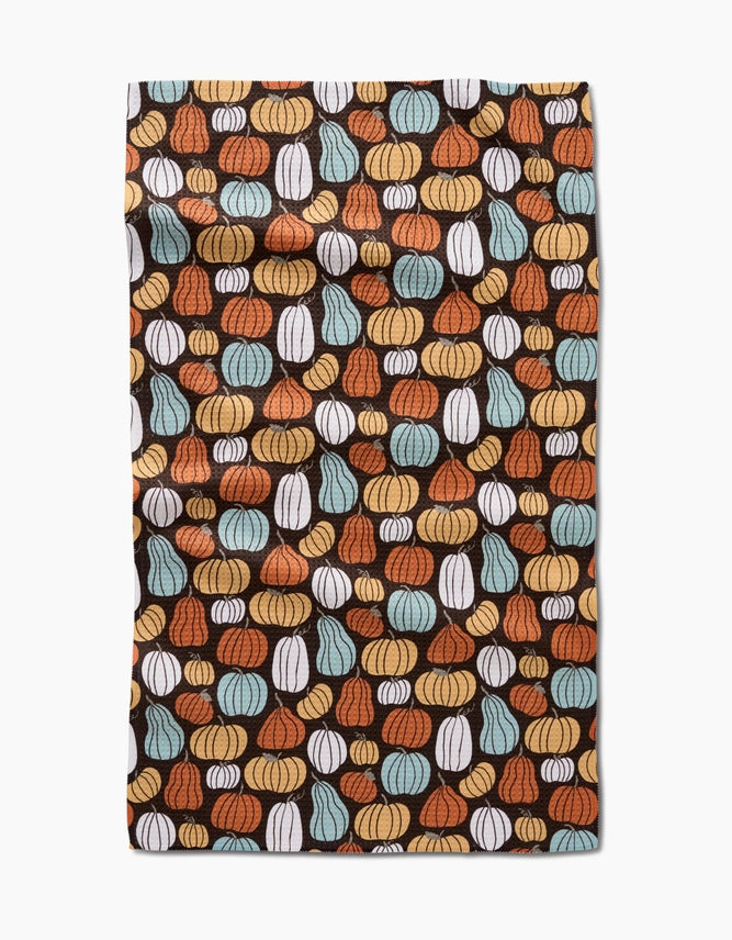 Geometry - Pumpkin Patch Parade Tea Towel