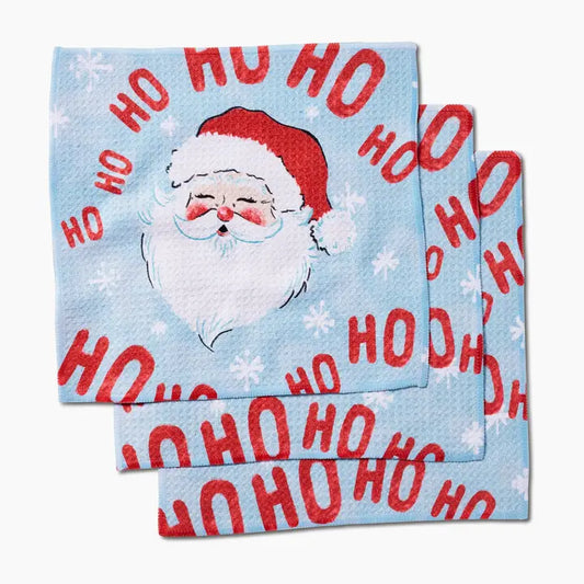 Geometry - Merry Santa Claus Dishcloth Set