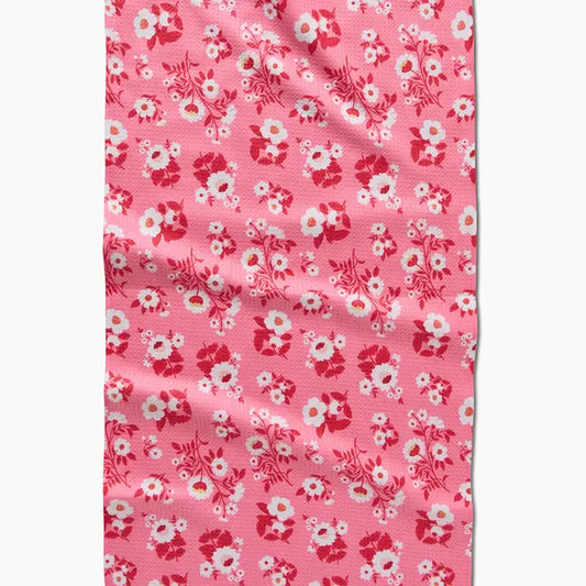 Geometry - Romance In Bloom Tea Towel