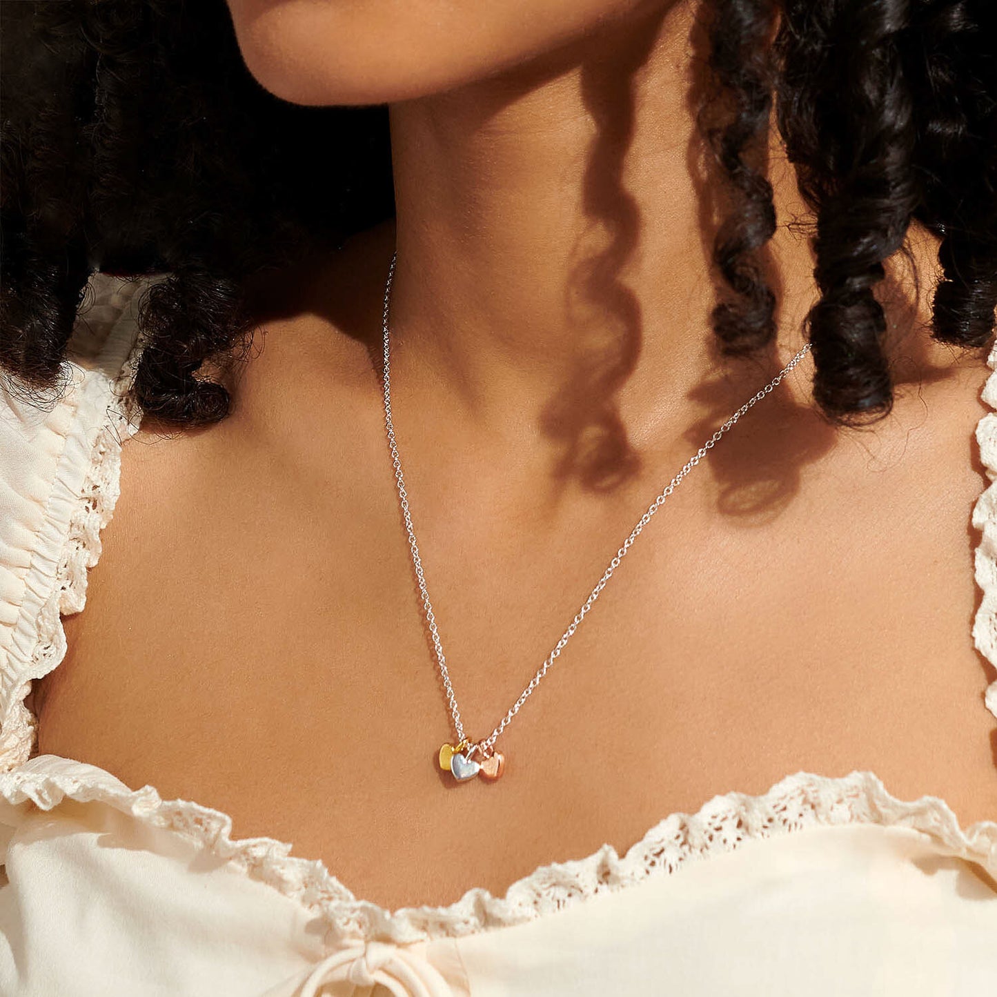 Mini Charms Hearts Necklace