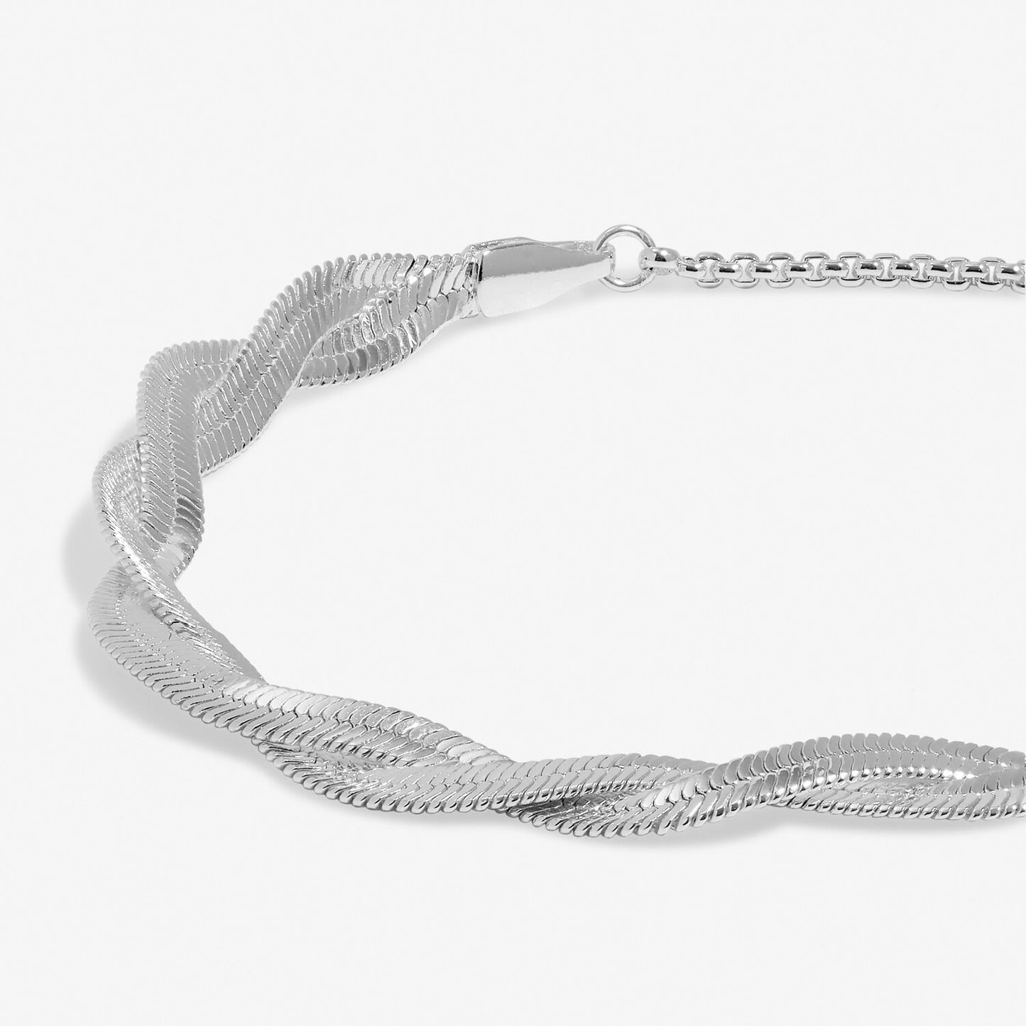 Snake Chain Silver Bracelet