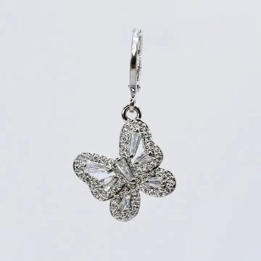 Crystal Butterfly Charm