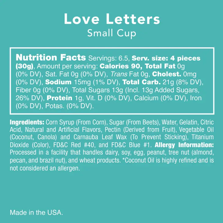Candy Club Love Letters *Valentine's Day Collection*