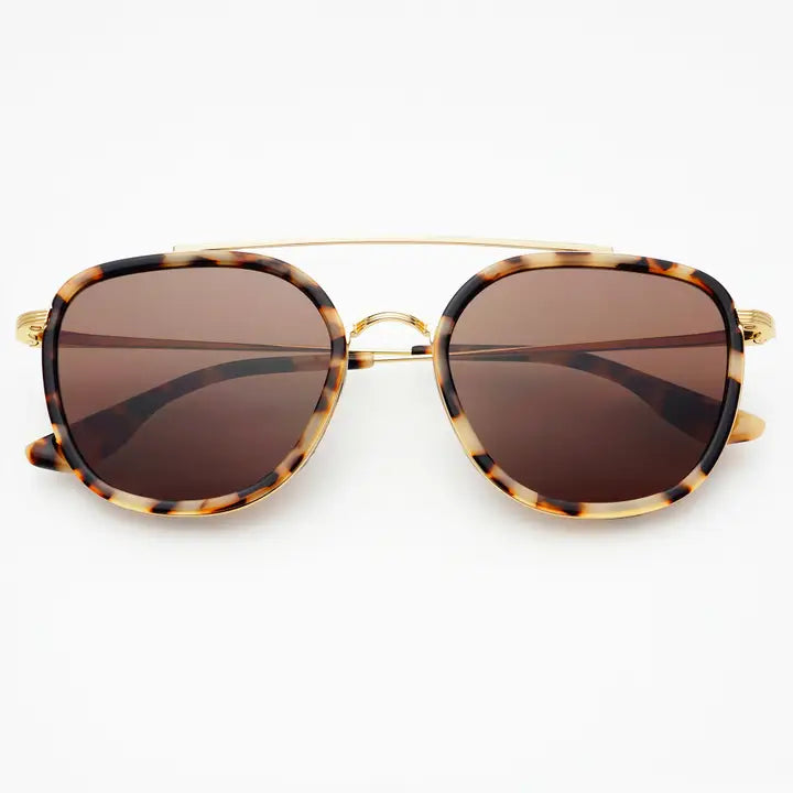 FREYRS Weston Acetate Round Sunglasses