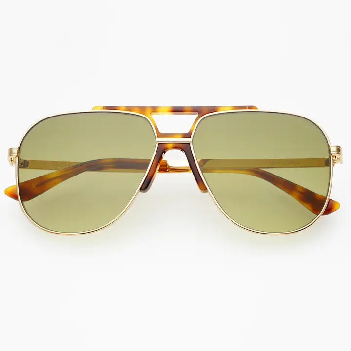 FREYRS Logan Acetate Aviator Sunglasses