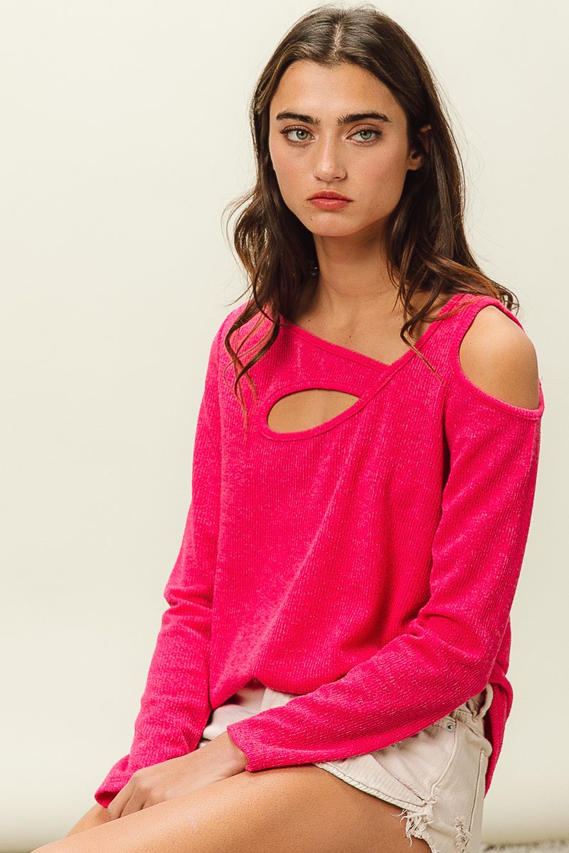 The Fuchsia Finesse Top