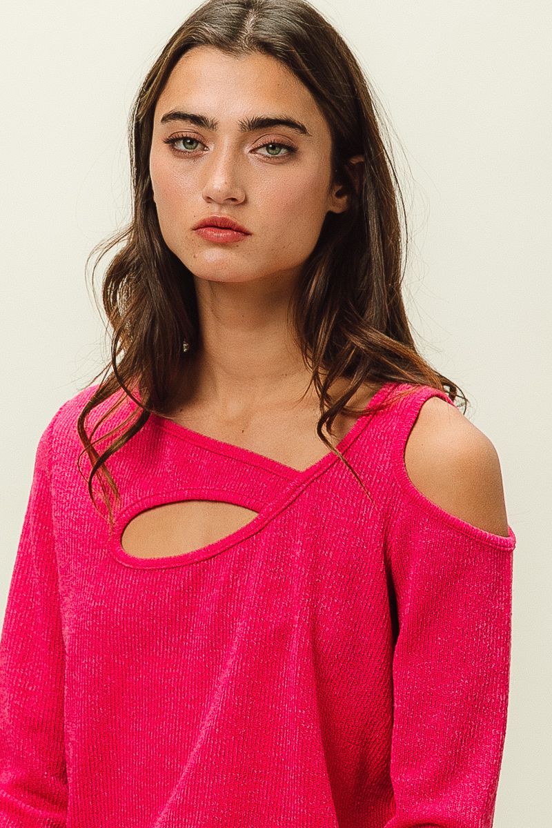The Fuchsia Finesse Top