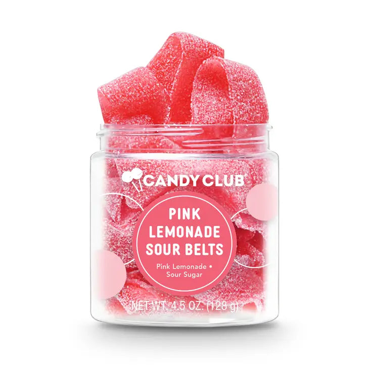 Candy Club Pink Lemonade Sour Belts